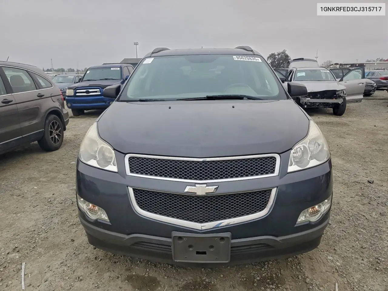 1GNKRFED3CJ315717 2012 Chevrolet Traverse Ls