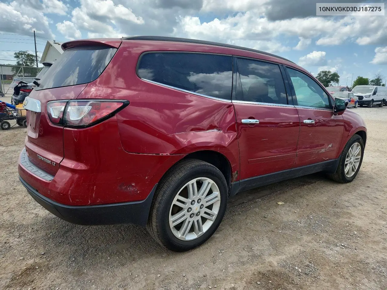 2013 Chevrolet Traverse Lt VIN: 1GNKVGKD3DJ187275 Lot: 57510636