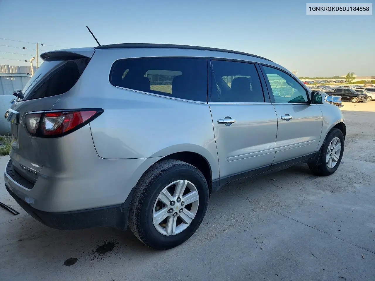 2013 Chevrolet Traverse Lt VIN: 1GNKRGKD6DJ184858 Lot: 60040566