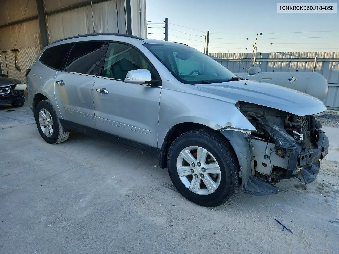 2013 Chevrolet Traverse Lt VIN: 1GNKRGKD6DJ184858 Lot: 60040566