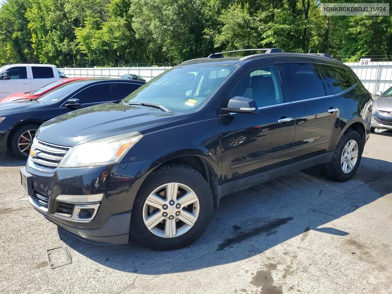2013 Chevrolet Traverse Lt VIN: 1GNKRGKD8DJ235924 Lot: 61847076