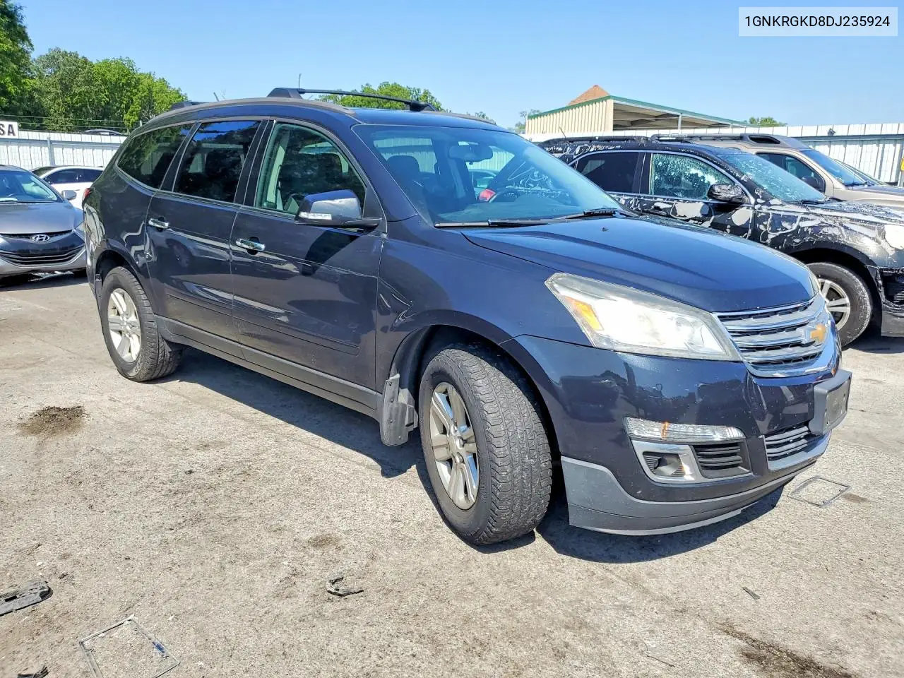 2013 Chevrolet Traverse Lt VIN: 1GNKRGKD8DJ235924 Lot: 61847076