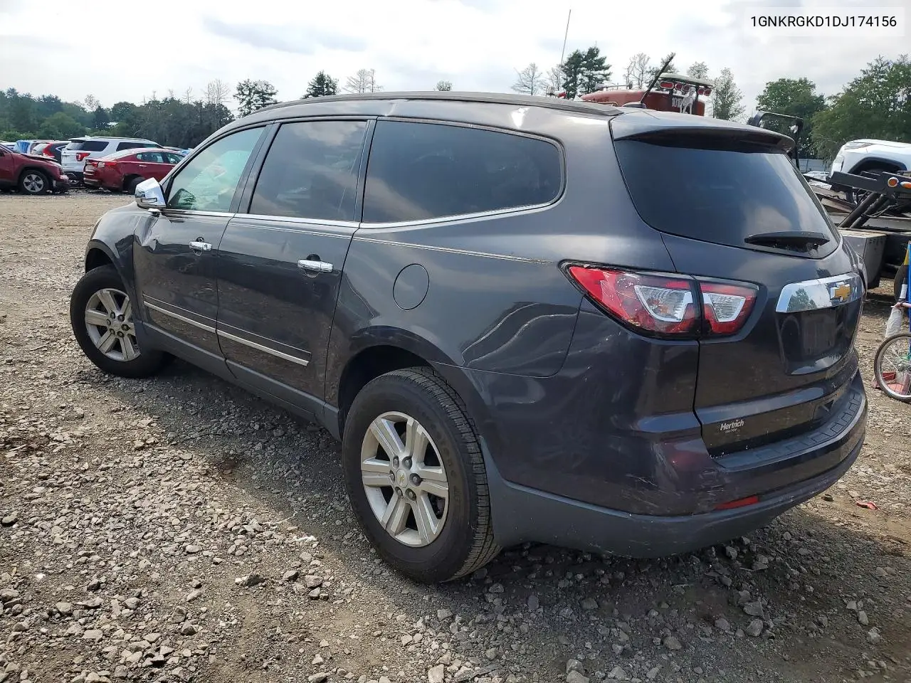 2013 Chevrolet Traverse Lt VIN: 1GNKRGKD1DJ174156 Lot: 61922676