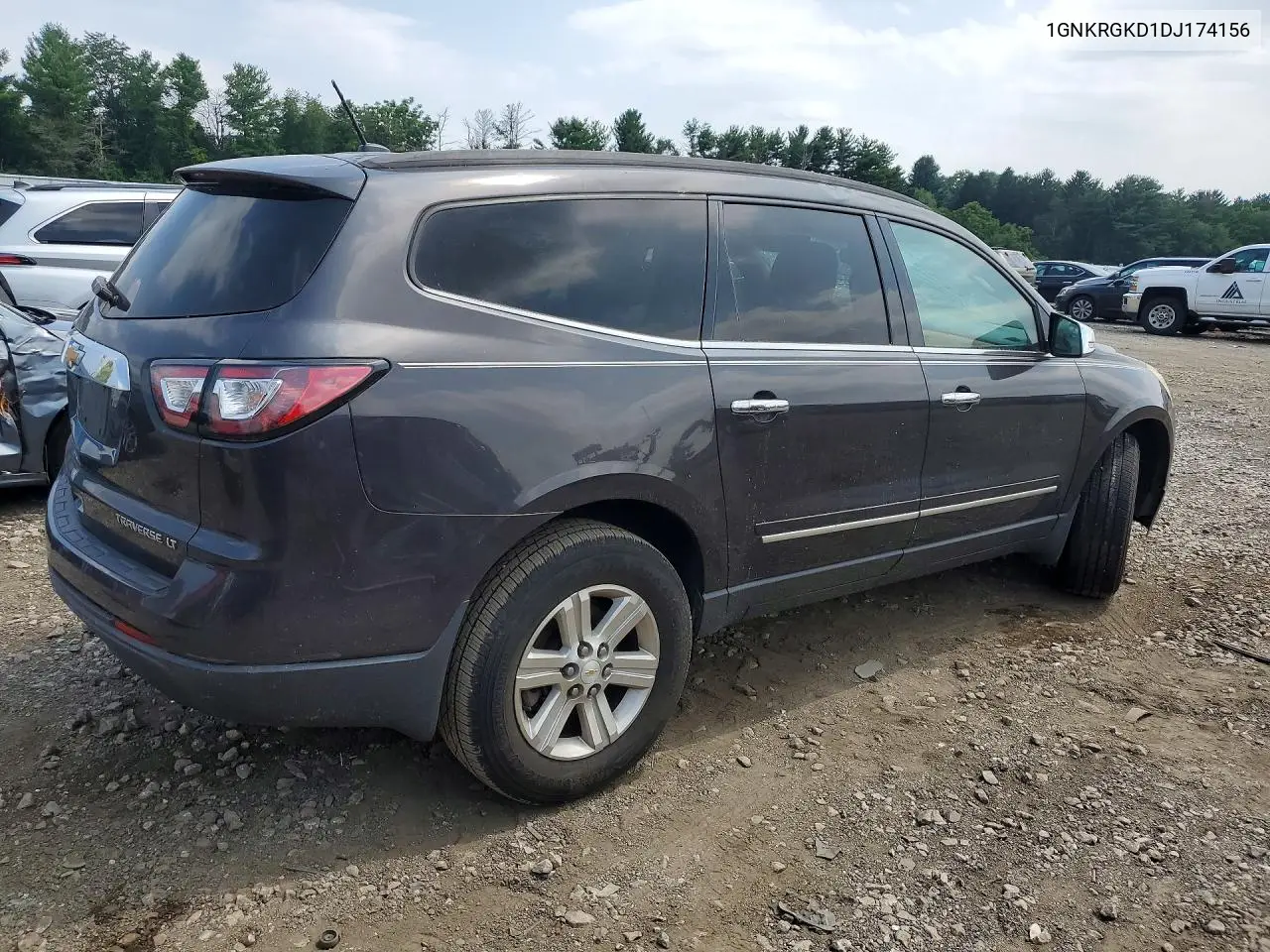 2013 Chevrolet Traverse Lt VIN: 1GNKRGKD1DJ174156 Lot: 61922676