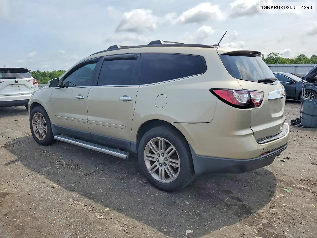 2013 Chevrolet Traverse Lt VIN: 1GNKRGKD2DJ114290 Lot: 62020596