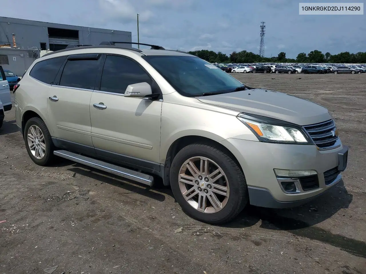 2013 Chevrolet Traverse Lt VIN: 1GNKRGKD2DJ114290 Lot: 62020596