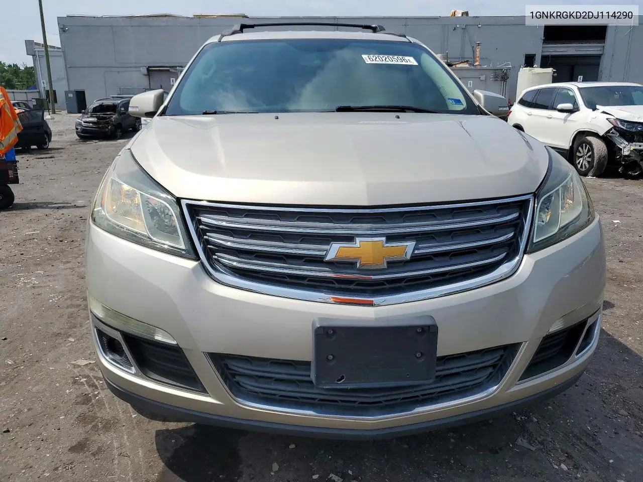 2013 Chevrolet Traverse Lt VIN: 1GNKRGKD2DJ114290 Lot: 62020596
