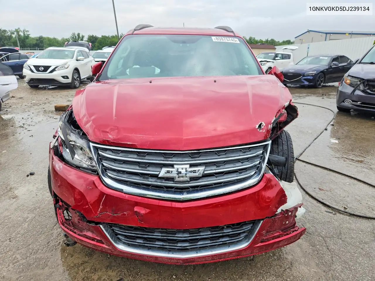 2013 Chevrolet Traverse Lt VIN: 1GNKVGKD5DJ239134 Lot: 85975745