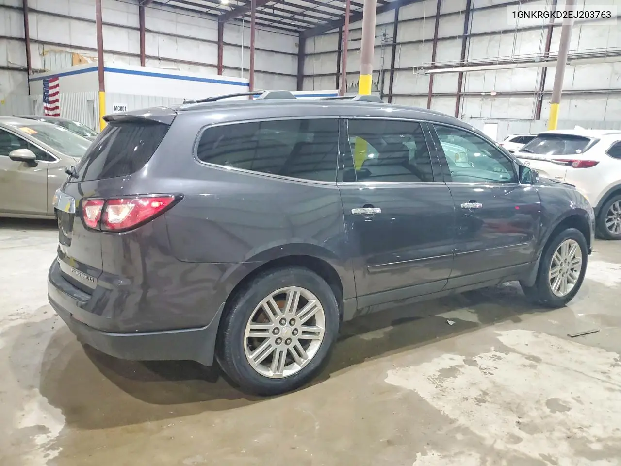2014 Chevrolet Traverse Lt VIN: 1GNKRGKD2EJ203763 Lot: 54992236
