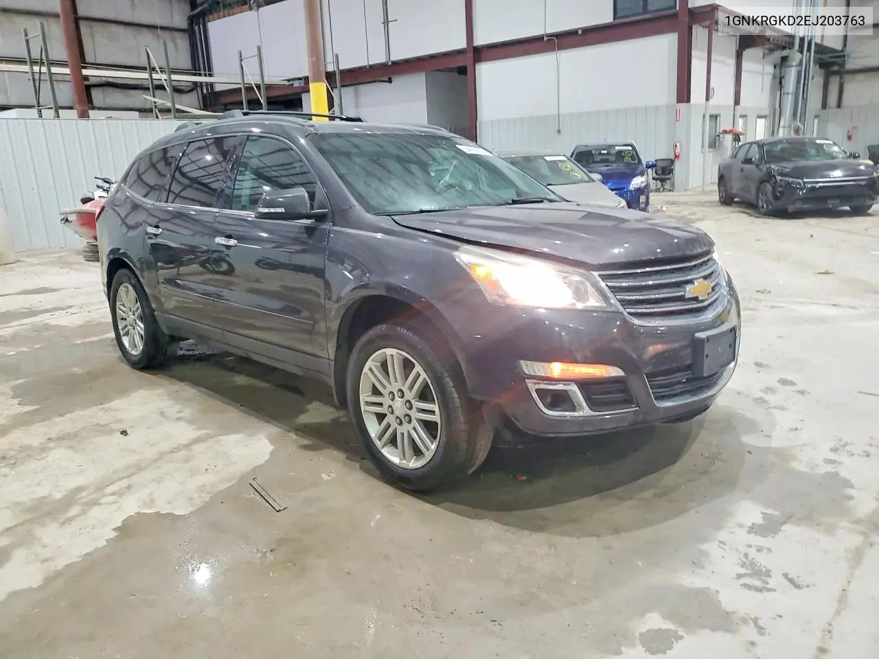 2014 Chevrolet Traverse Lt VIN: 1GNKRGKD2EJ203763 Lot: 54992236