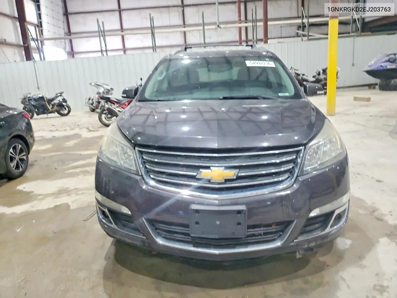 2014 Chevrolet Traverse Lt VIN: 1GNKRGKD2EJ203763 Lot: 54992236
