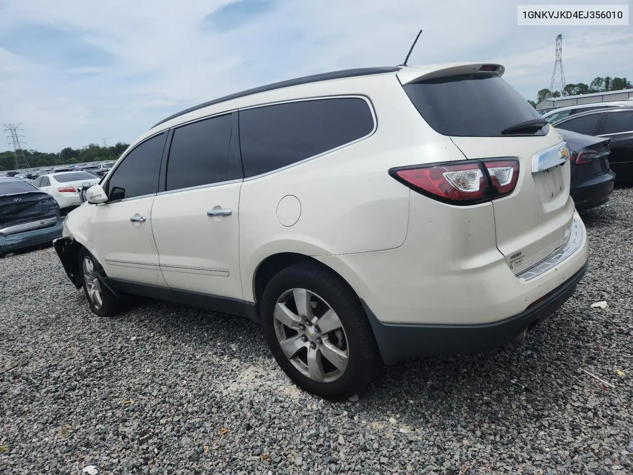 2014 Chevrolet Traverse Ltz VIN: 1GNKVJKD4EJ356010 Lot: 56810216