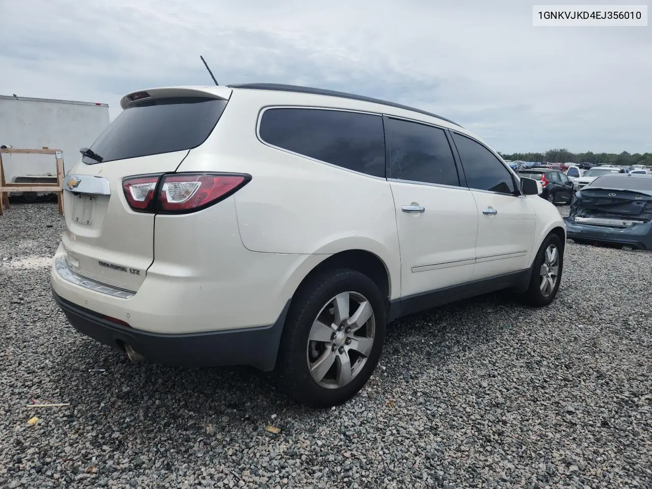 2014 Chevrolet Traverse Ltz VIN: 1GNKVJKD4EJ356010 Lot: 56810216