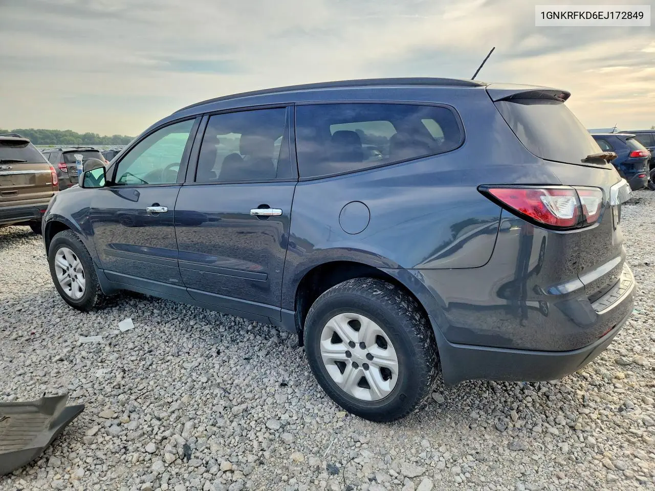 2014 Chevrolet Traverse Ls VIN: 1GNKRFKD6EJ172849 Lot: 60380946