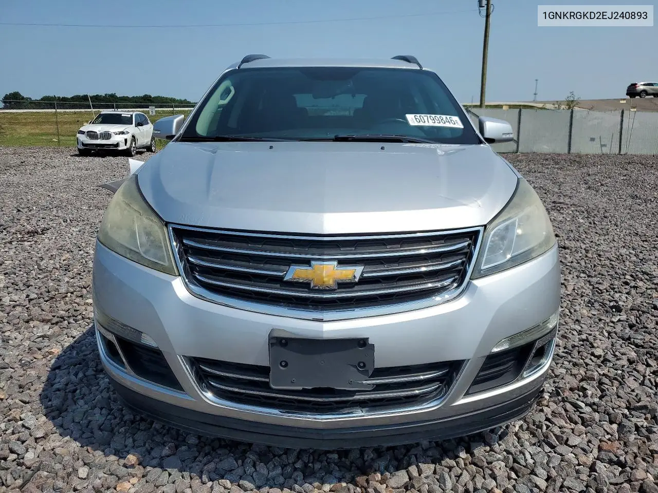 2014 Chevrolet Traverse Lt VIN: 1GNKRGKD2EJ240893 Lot: 60799846