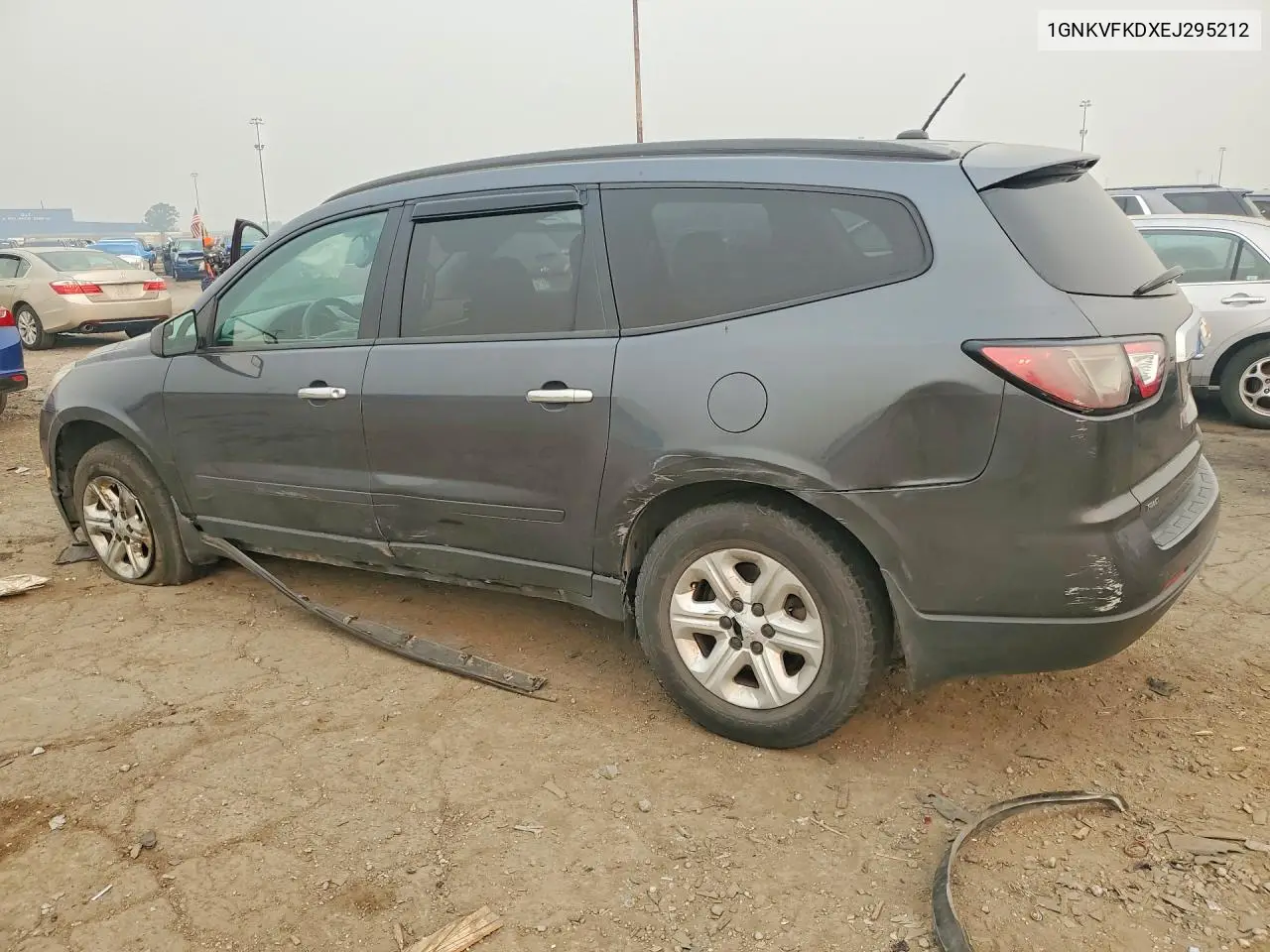 2014 Chevrolet Traverse Ls VIN: 1GNKVFKDXEJ295212 Lot: 61129156