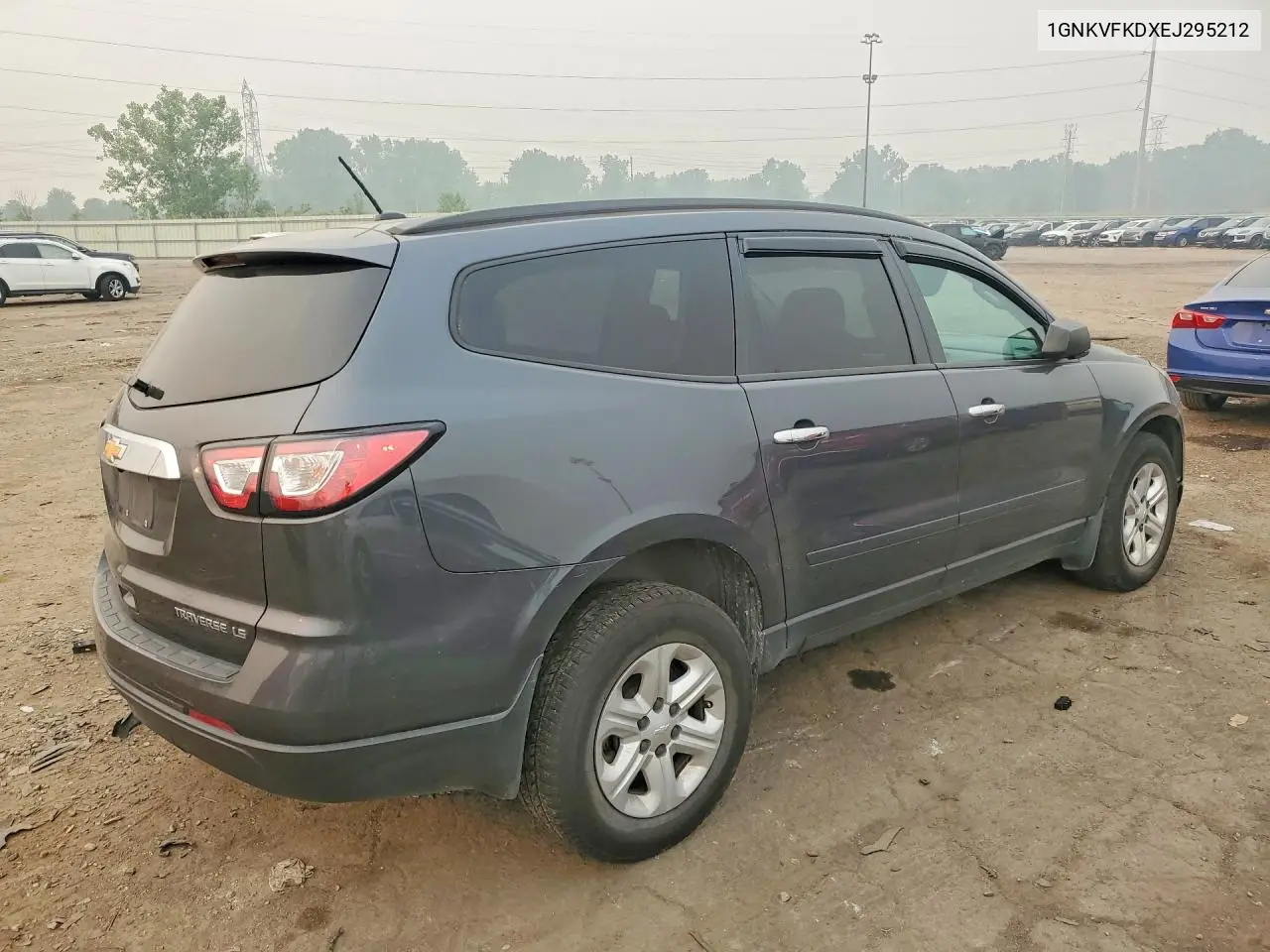 2014 Chevrolet Traverse Ls VIN: 1GNKVFKDXEJ295212 Lot: 61129156