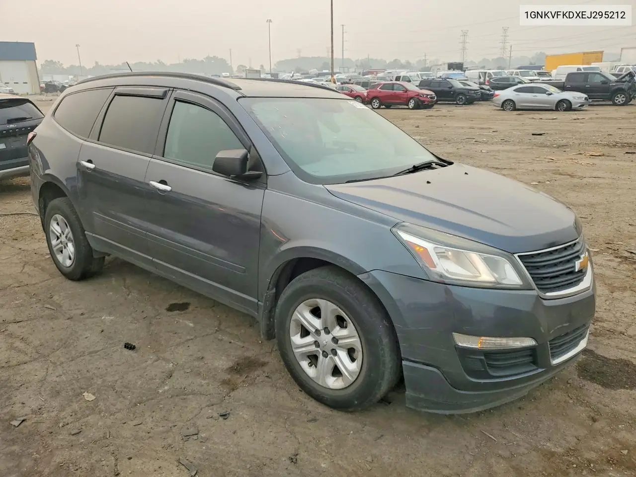 2014 Chevrolet Traverse Ls VIN: 1GNKVFKDXEJ295212 Lot: 61129156