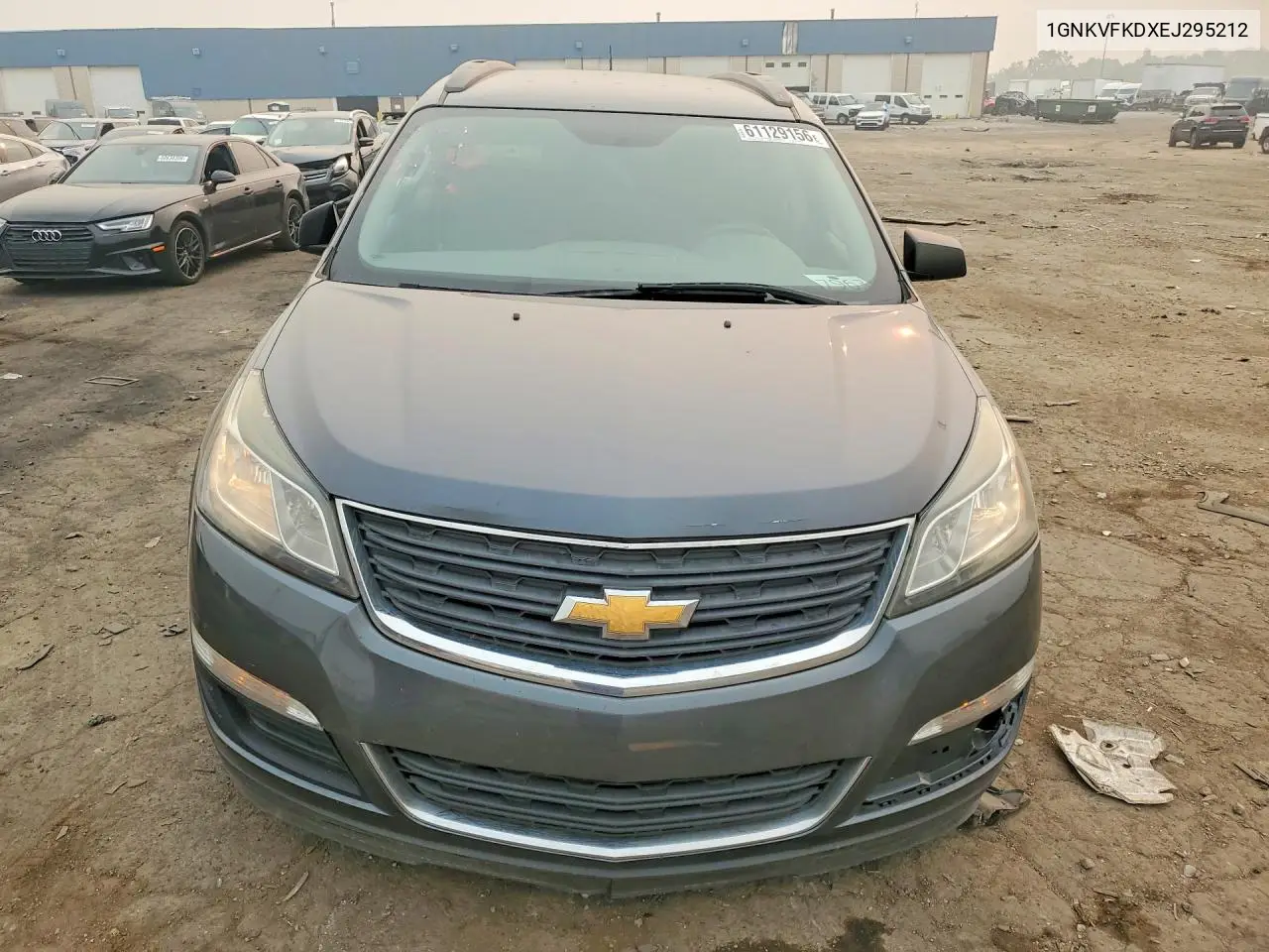 2014 Chevrolet Traverse Ls VIN: 1GNKVFKDXEJ295212 Lot: 61129156