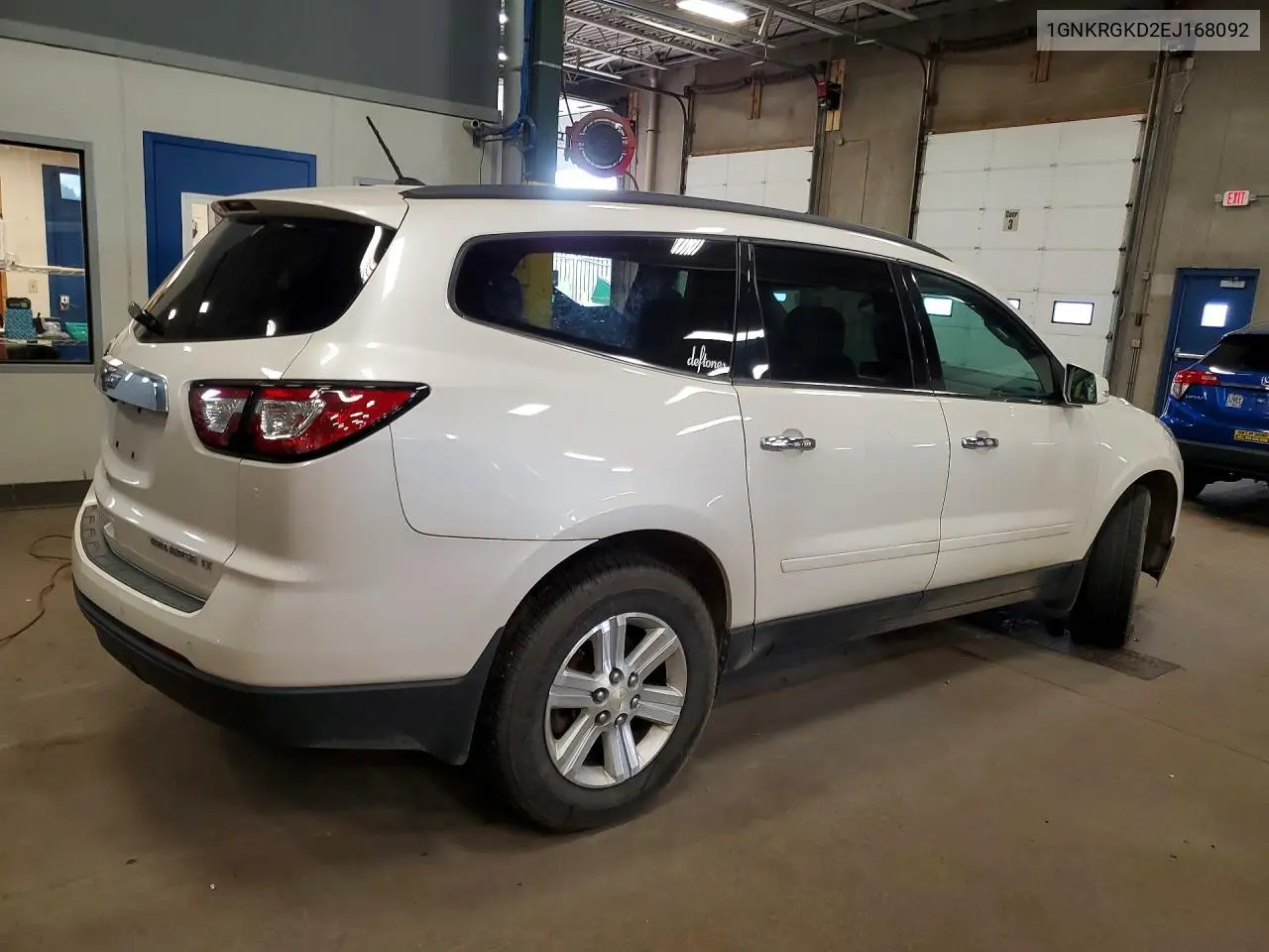 2014 Chevrolet Traverse Lt VIN: 1GNKRGKD2EJ168092 Lot: 61214656