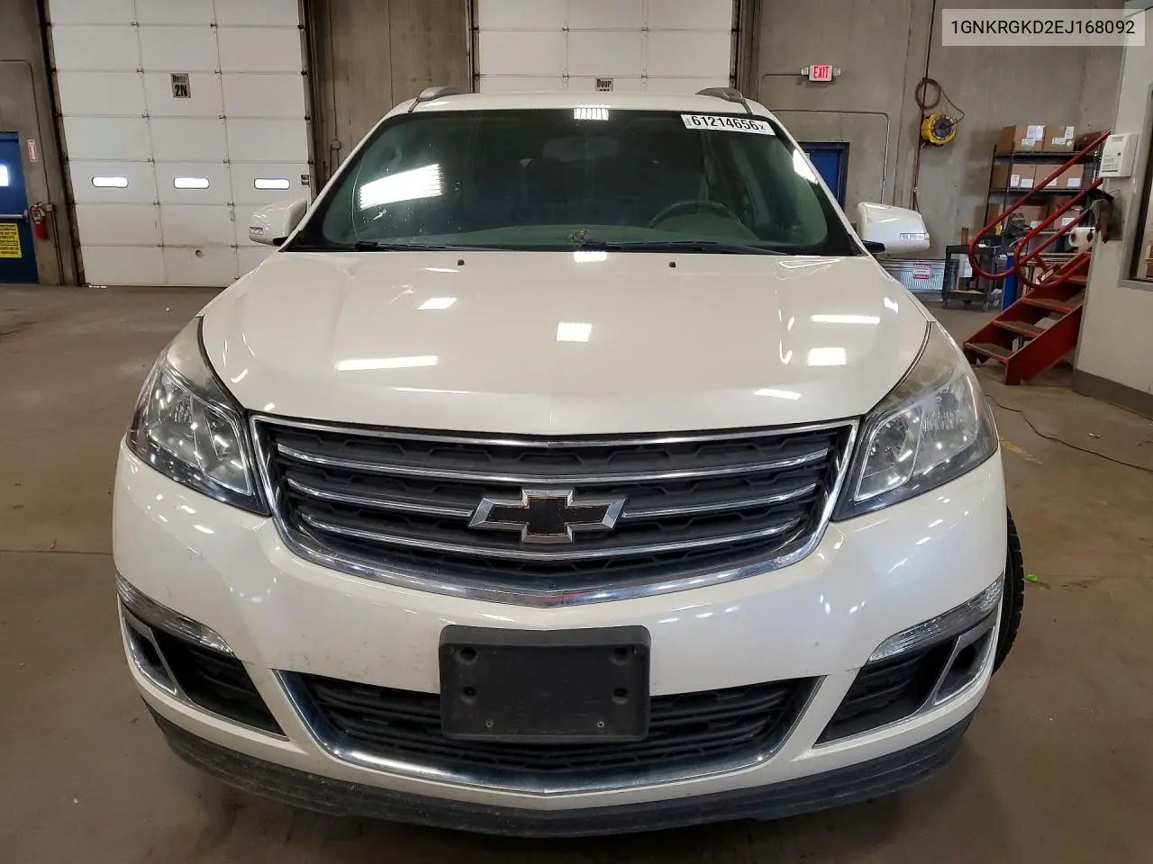 2014 Chevrolet Traverse Lt VIN: 1GNKRGKD2EJ168092 Lot: 61214656