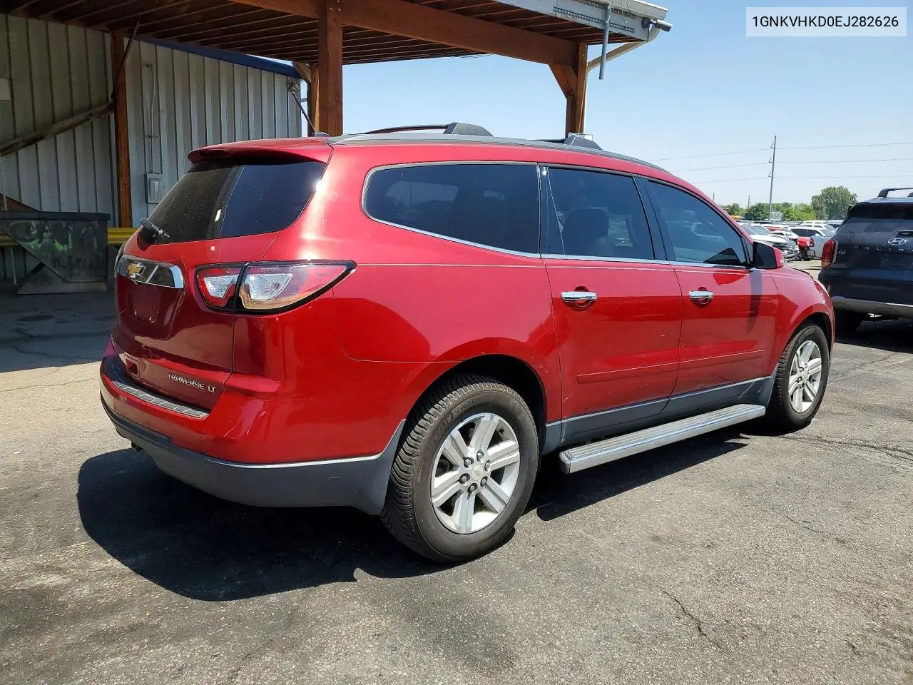 2014 Chevrolet Traverse Lt VIN: 1GNKVHKD0EJ282626 Lot: 62155296