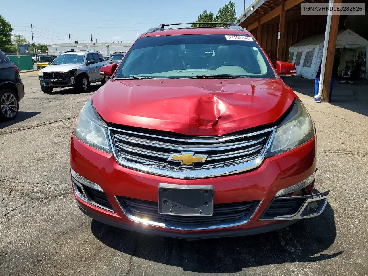 2014 Chevrolet Traverse Lt VIN: 1GNKVHKD0EJ282626 Lot: 62155296