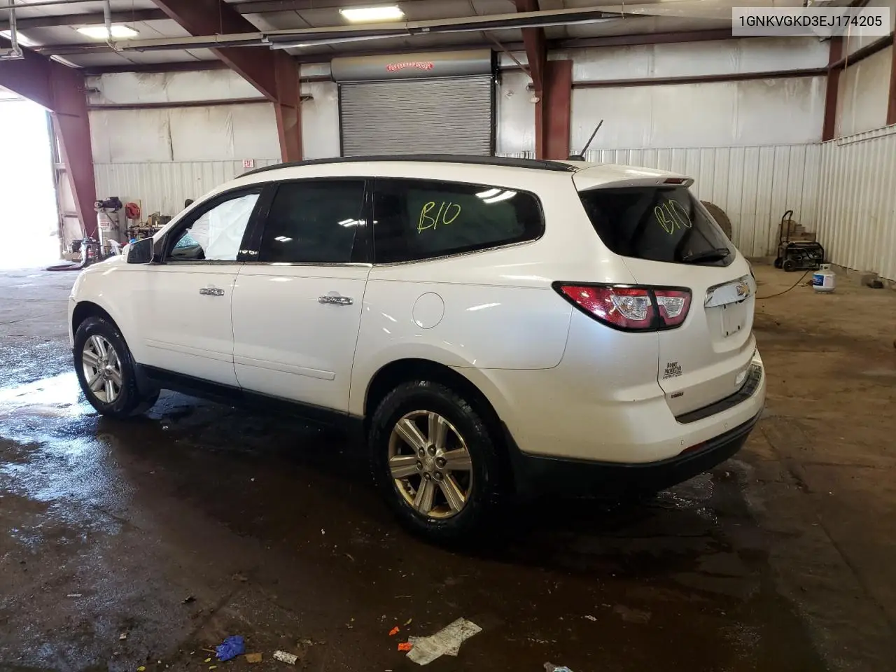 1GNKVGKD3EJ174205 2014 Chevrolet Traverse Lt