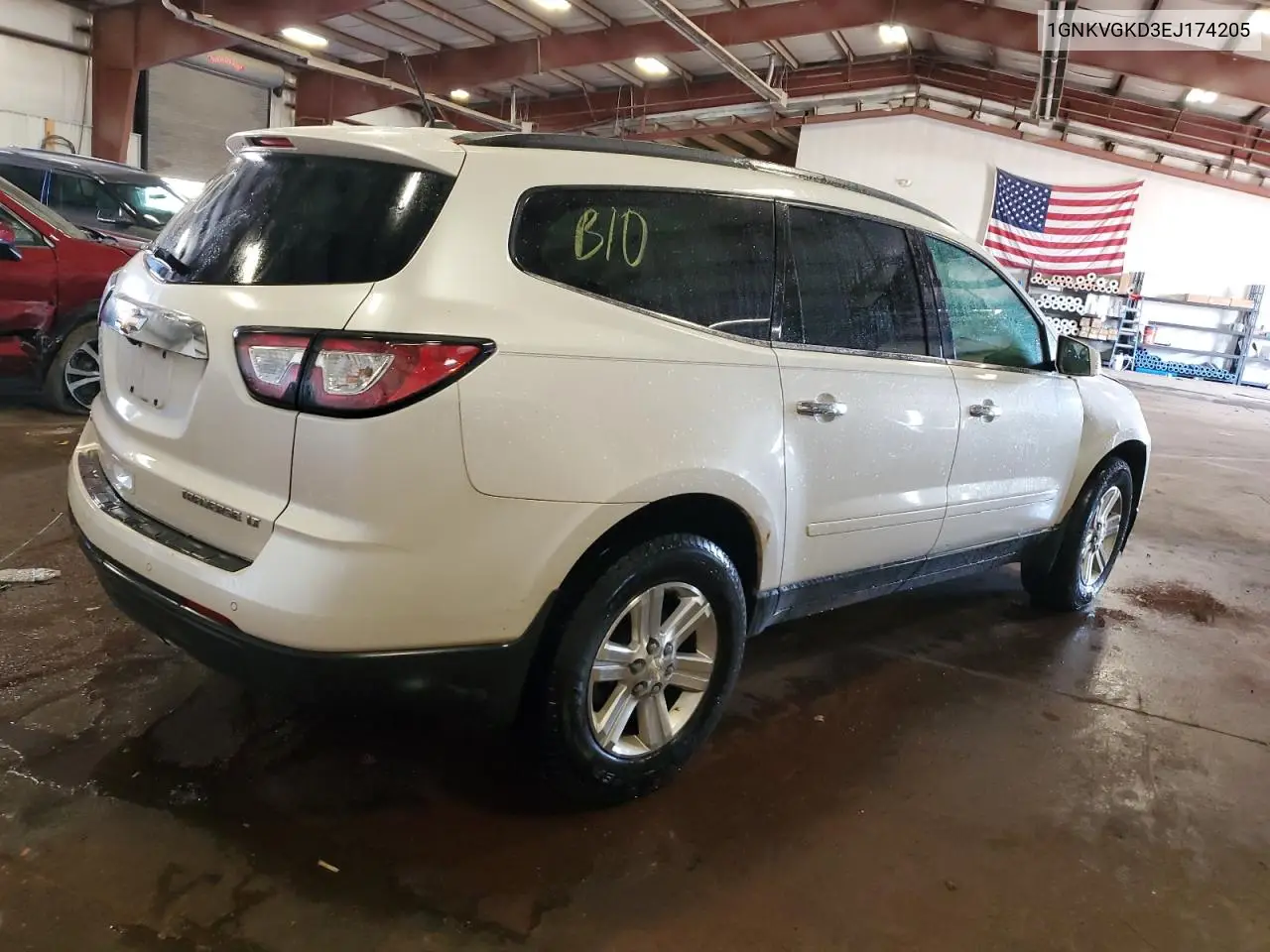 1GNKVGKD3EJ174205 2014 Chevrolet Traverse Lt
