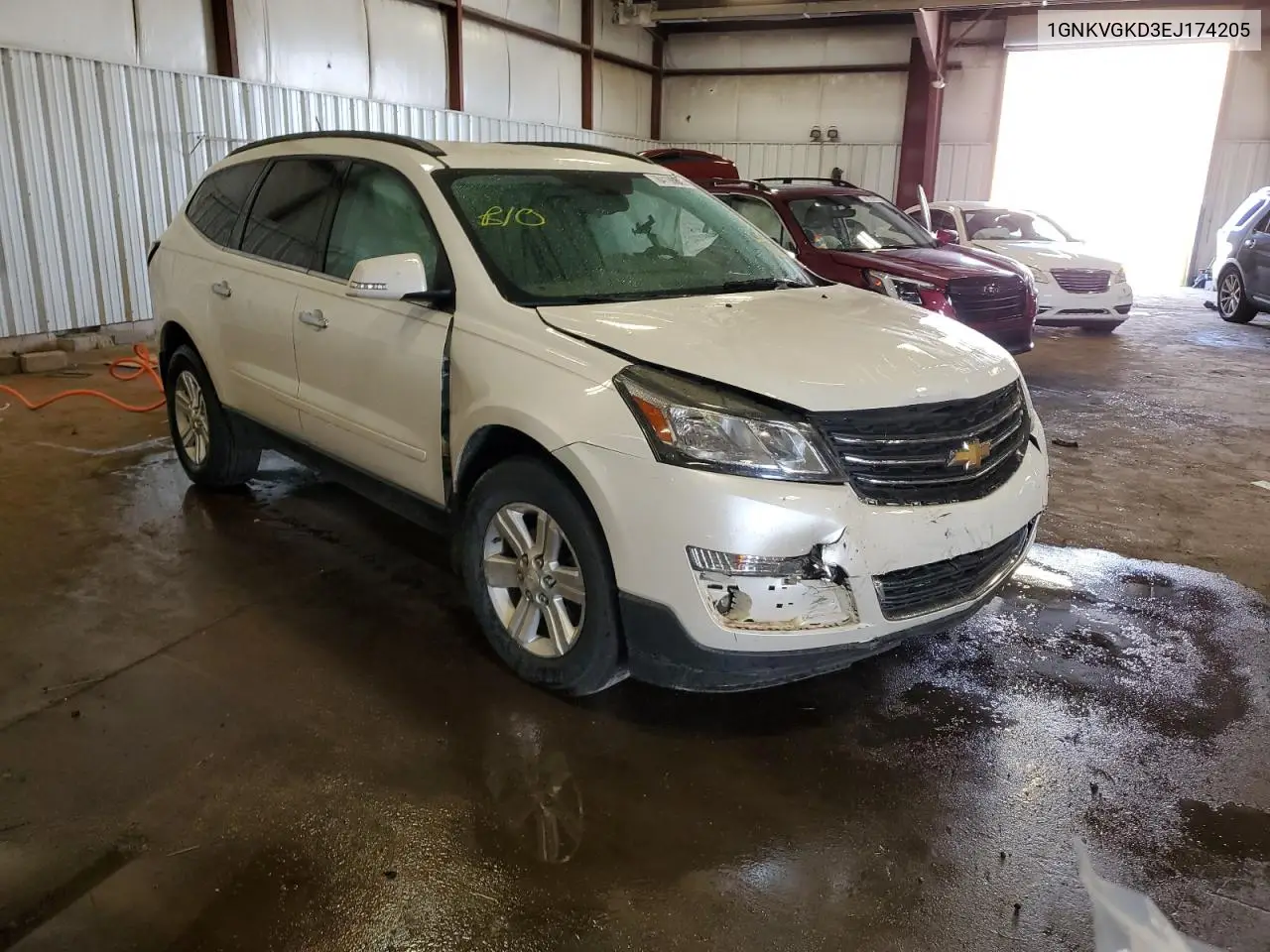 1GNKVGKD3EJ174205 2014 Chevrolet Traverse Lt