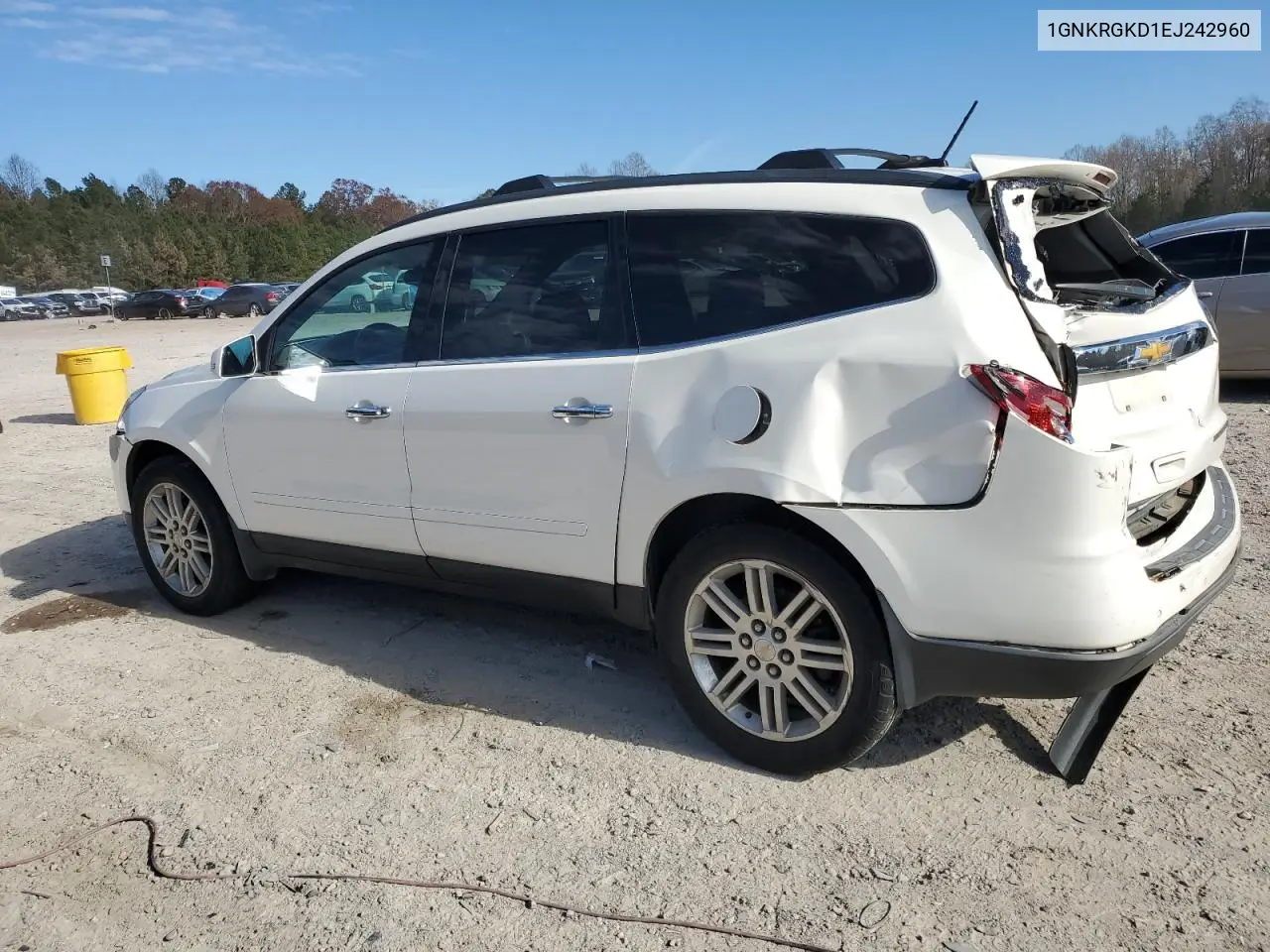1GNKRGKD1EJ242960 2014 Chevrolet Traverse Lt