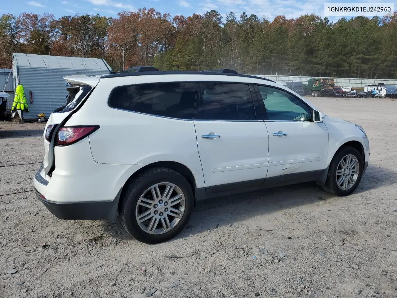1GNKRGKD1EJ242960 2014 Chevrolet Traverse Lt