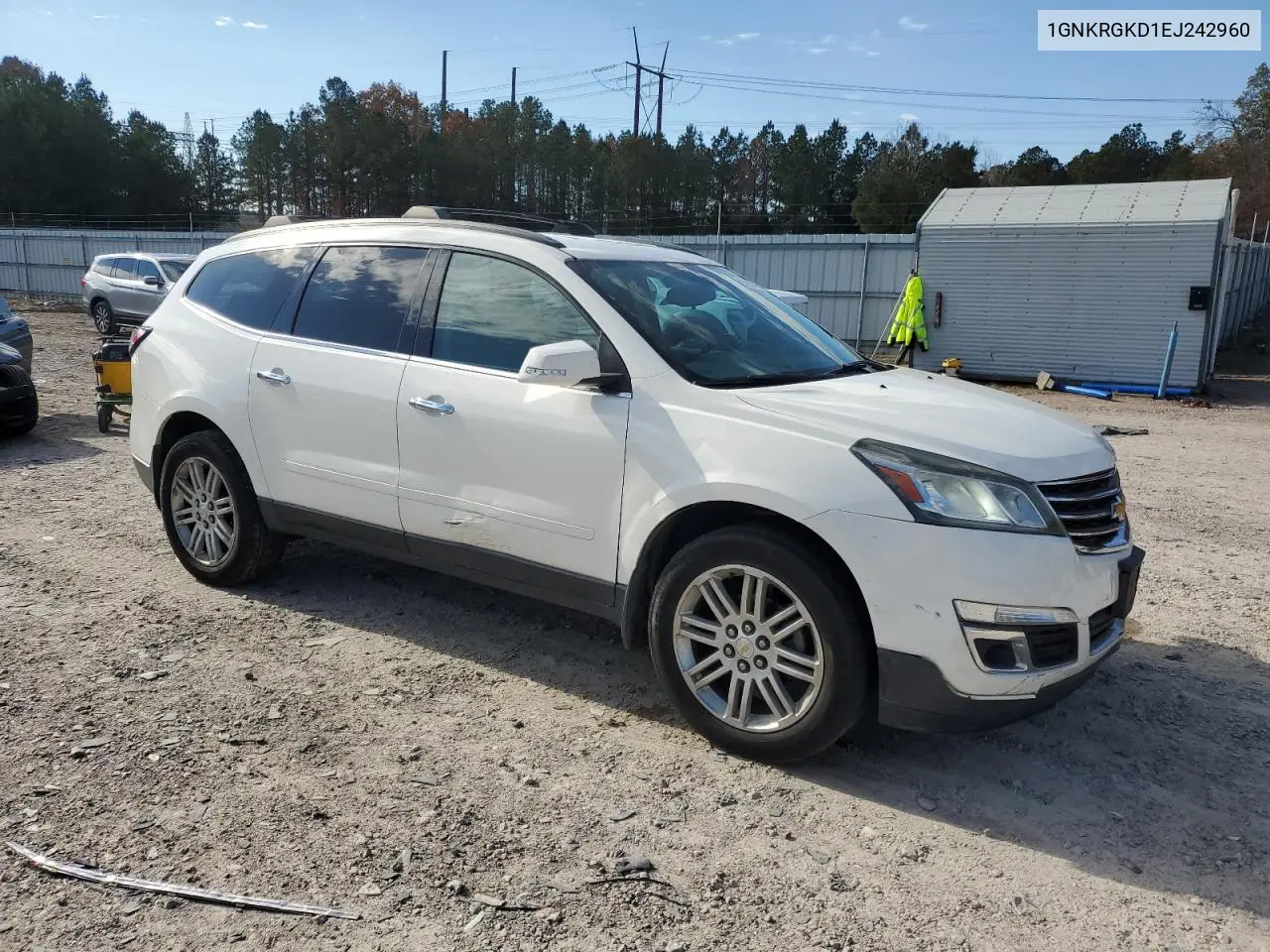 1GNKRGKD1EJ242960 2014 Chevrolet Traverse Lt