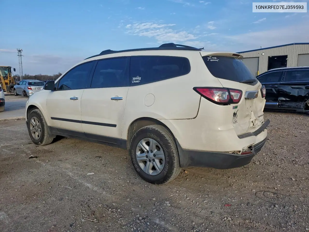 1GNKRFED7EJ359593 2014 Chevrolet Traverse Ls
