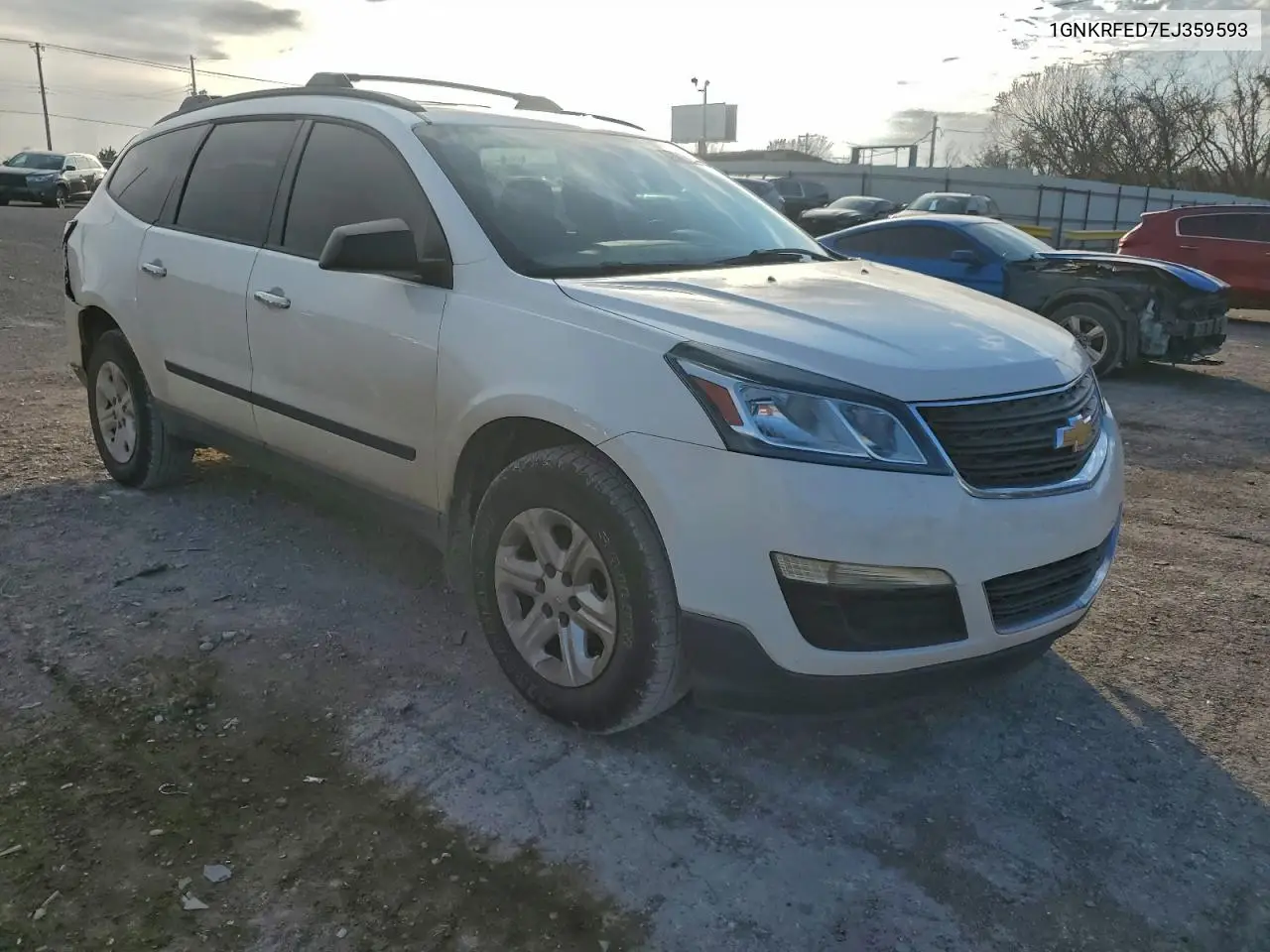 1GNKRFED7EJ359593 2014 Chevrolet Traverse Ls