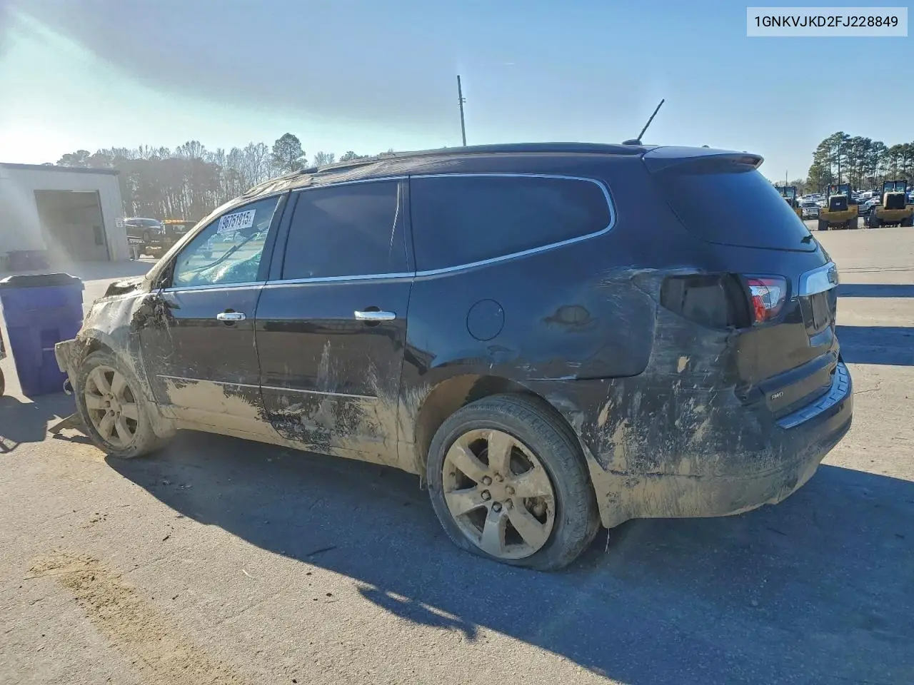 1GNKVJKD2FJ228849 2015 Chevrolet Traverse Ltz