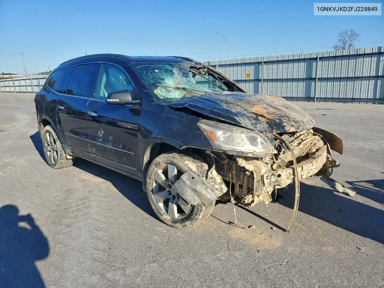 1GNKVJKD2FJ228849 2015 Chevrolet Traverse Ltz