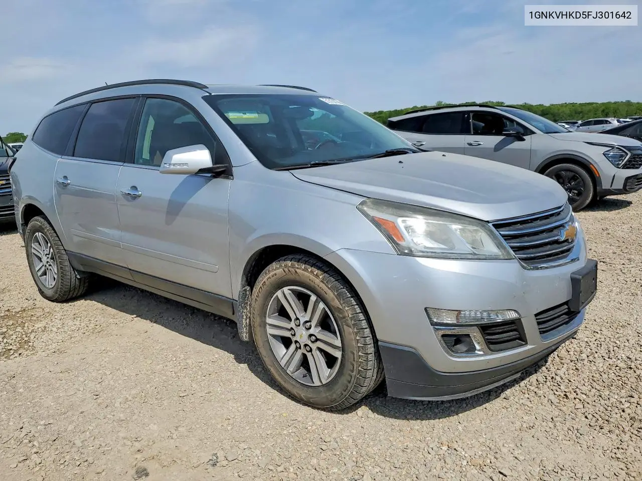 2015 Chevrolet Traverse Lt VIN: 1GNKVHKD5FJ301642 Lot: 51315416