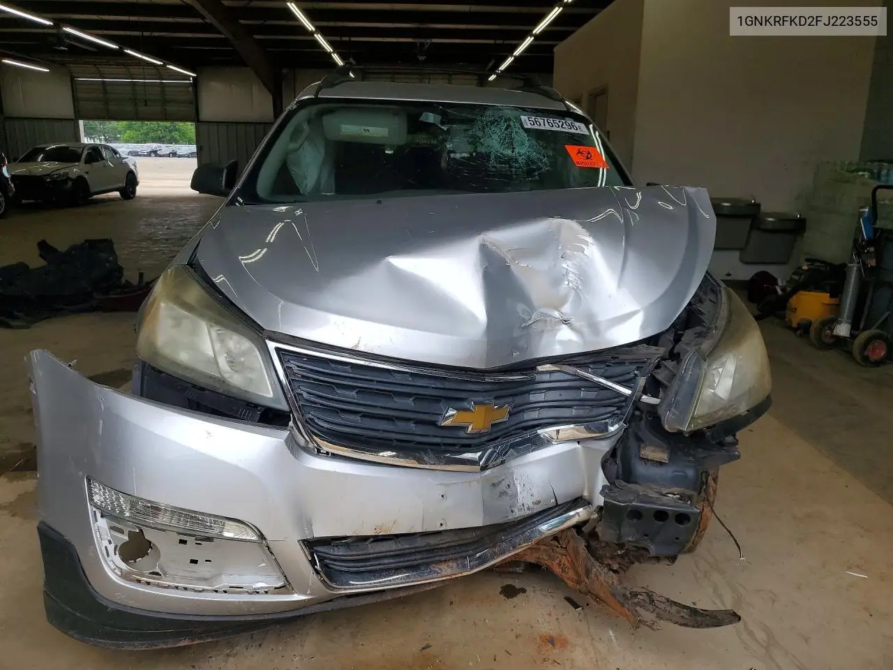 2015 Chevrolet Traverse Ls VIN: 1GNKRFKD2FJ223555 Lot: 56765296