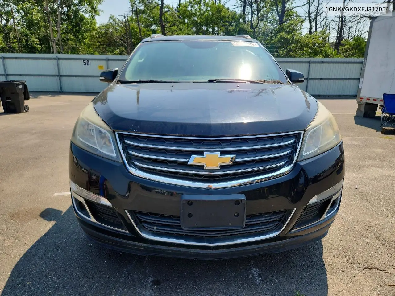 2015 Chevrolet Traverse Lt VIN: 1GNKVGKDXFJ317054 Lot: 58709676