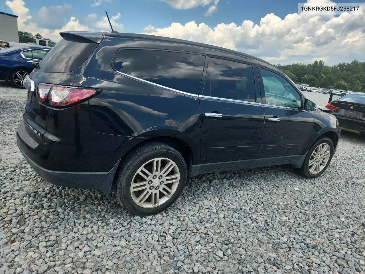 2015 Chevrolet Traverse Lt VIN: 1GNKRGKD5FJ238217 Lot: 60250216