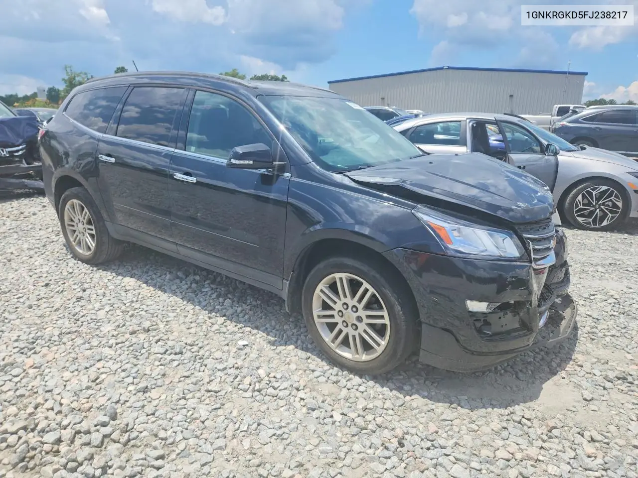 2015 Chevrolet Traverse Lt VIN: 1GNKRGKD5FJ238217 Lot: 60250216