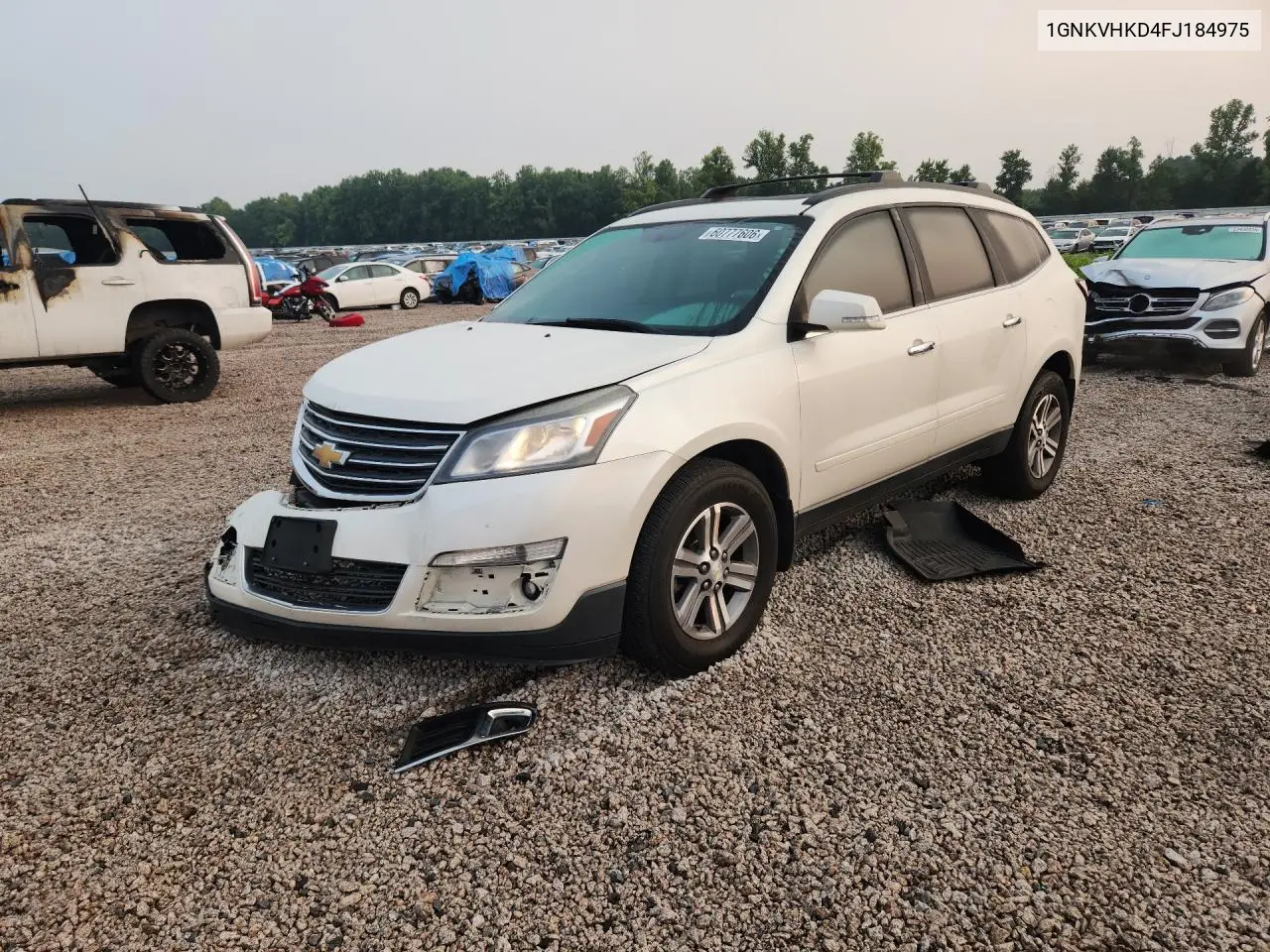 2015 Chevrolet Traverse Lt VIN: 1GNKVHKD4FJ184975 Lot: 60777606