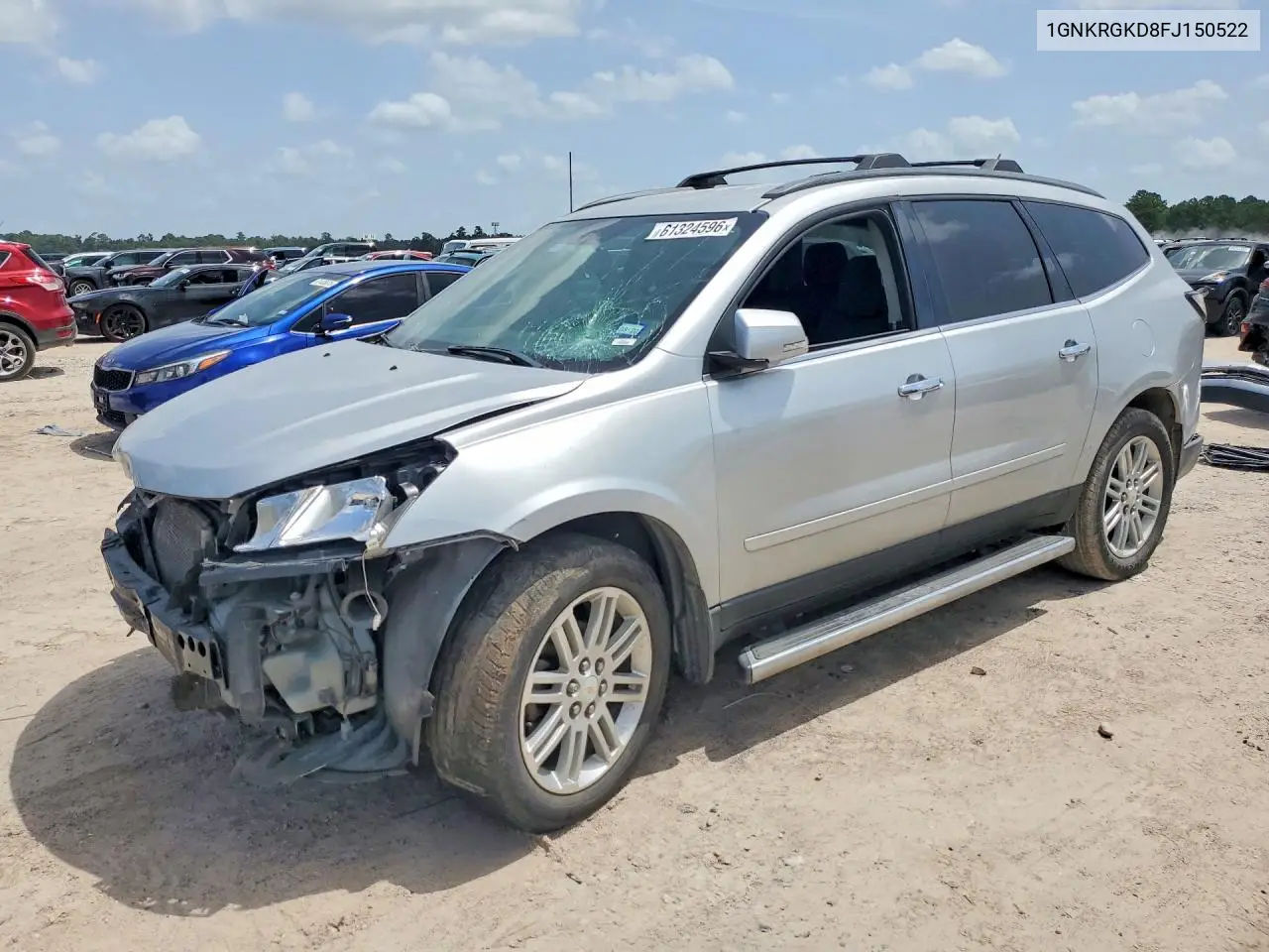 2015 Chevrolet Traverse Lt VIN: 1GNKRGKD8FJ150522 Lot: 61324596