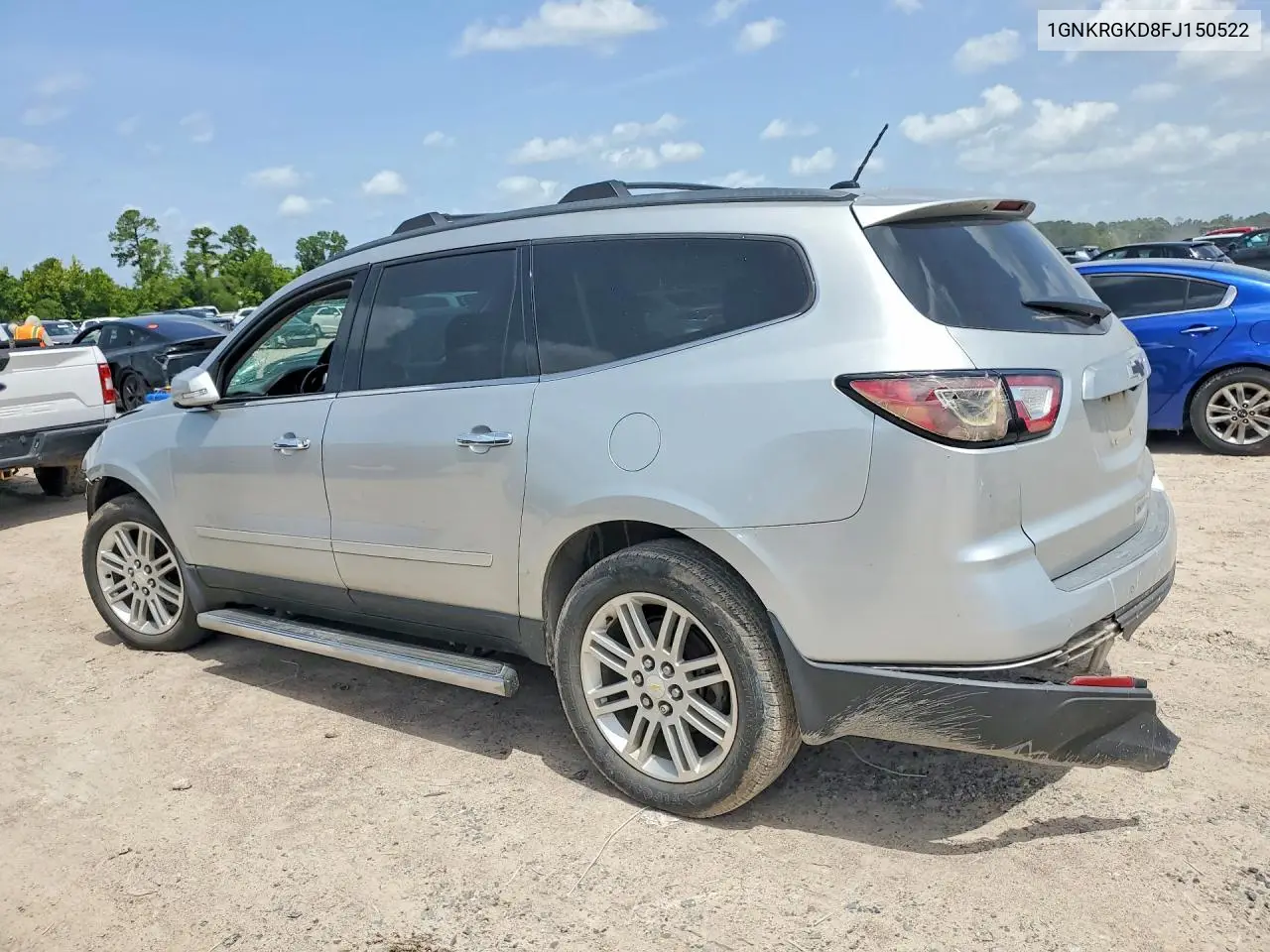 2015 Chevrolet Traverse Lt VIN: 1GNKRGKD8FJ150522 Lot: 61324596
