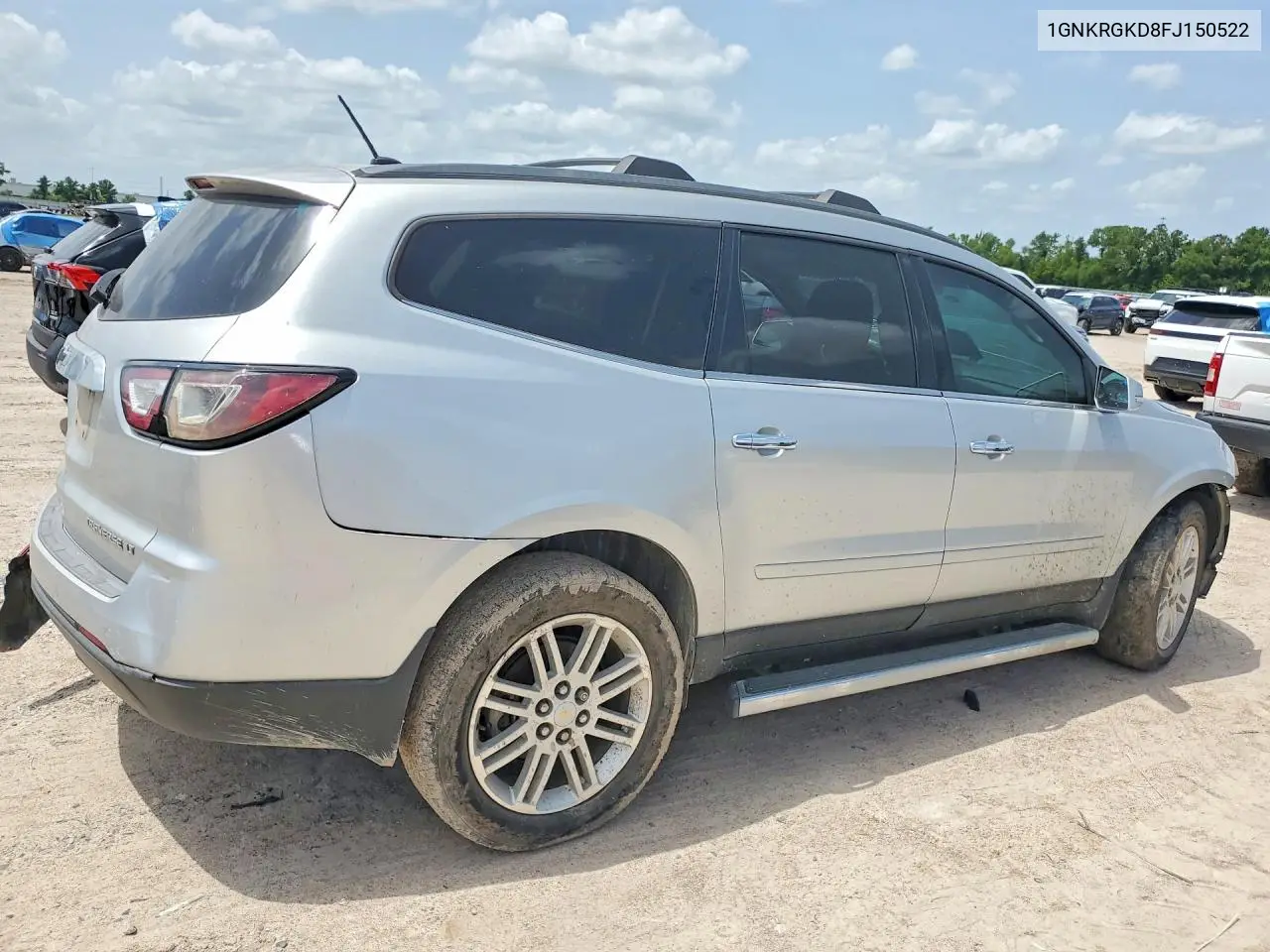 2015 Chevrolet Traverse Lt VIN: 1GNKRGKD8FJ150522 Lot: 61324596