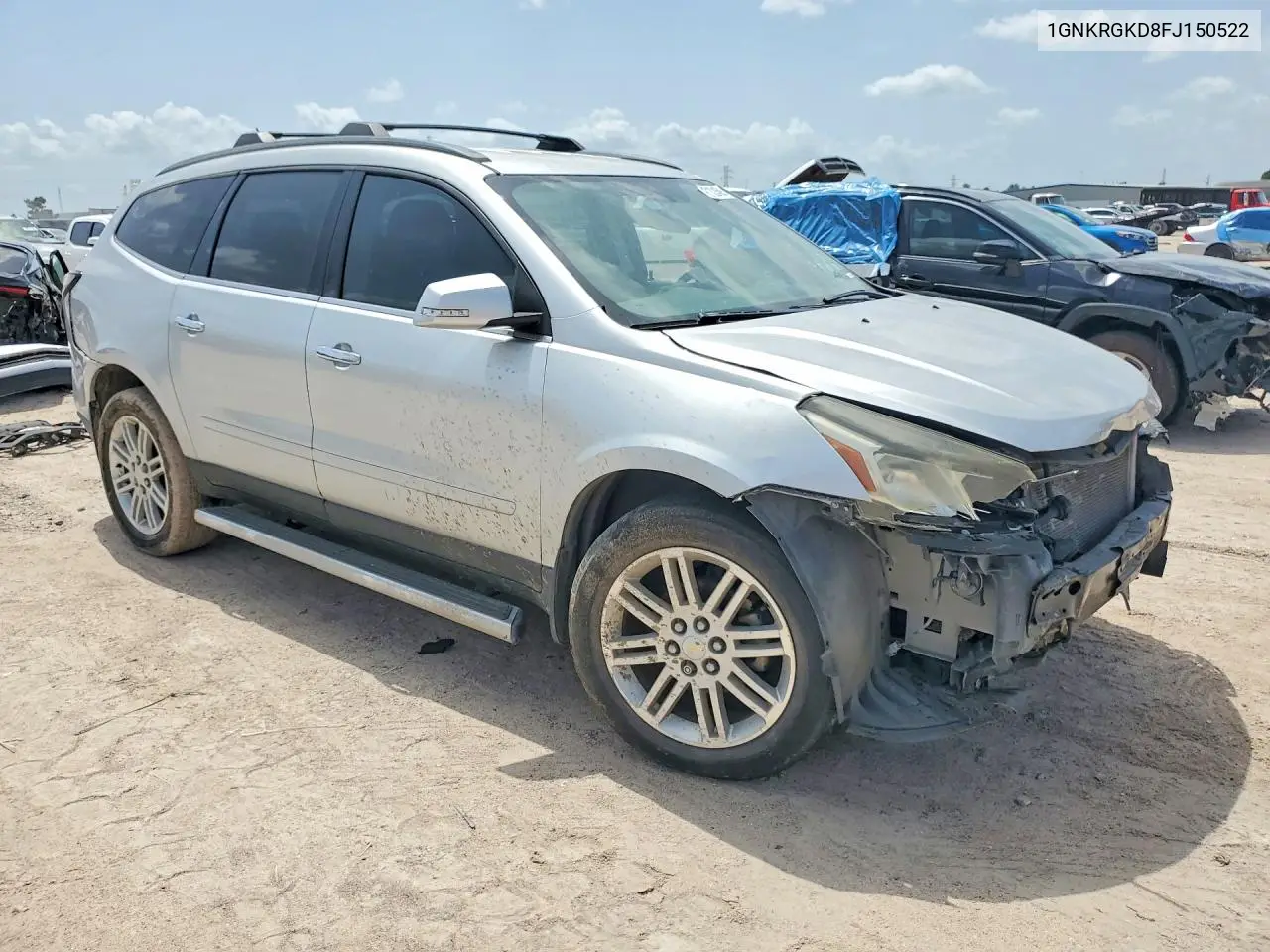 2015 Chevrolet Traverse Lt VIN: 1GNKRGKD8FJ150522 Lot: 61324596