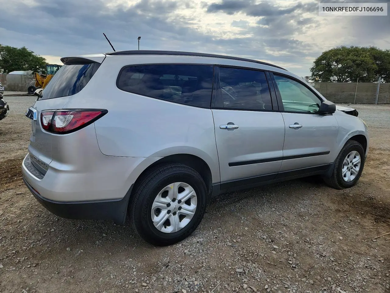 2015 Chevrolet Traverse Ls VIN: 1GNKRFED0FJ106696 Lot: 61384466