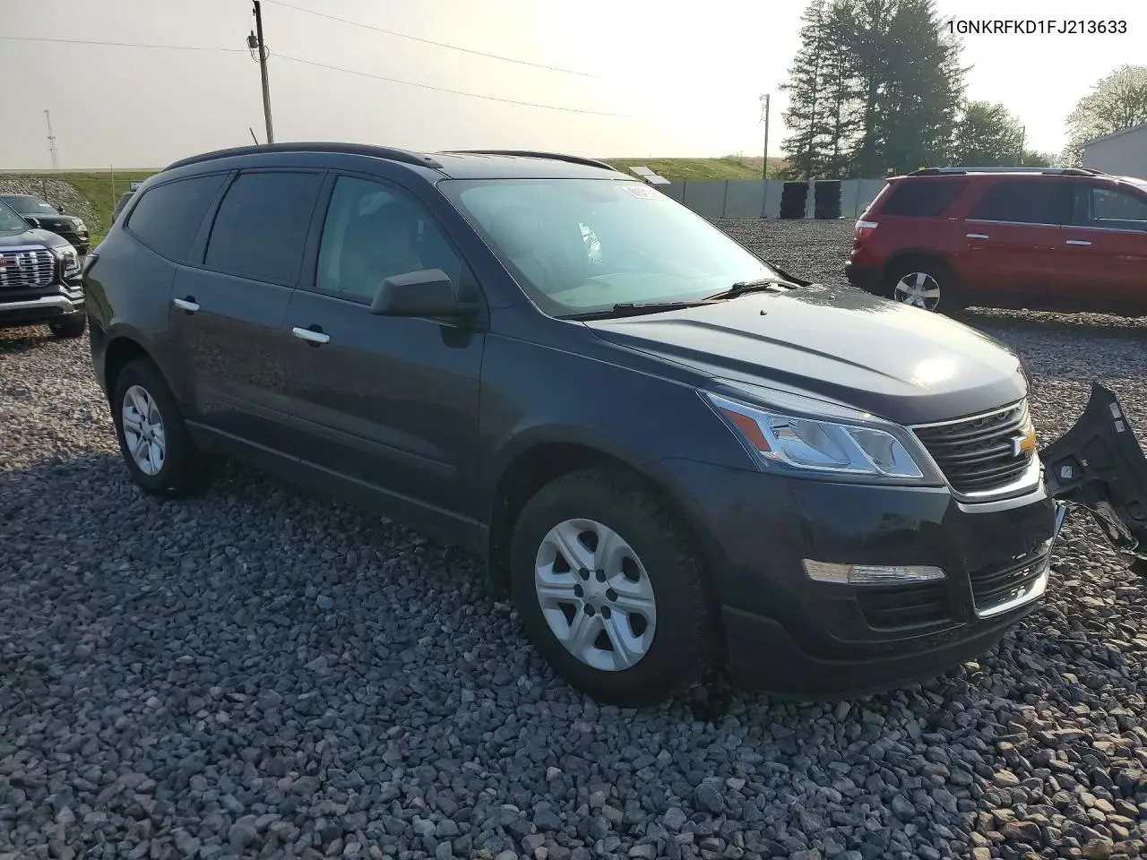 2015 Chevrolet Traverse Ls VIN: 1GNKRFKD1FJ213633 Lot: 61571396