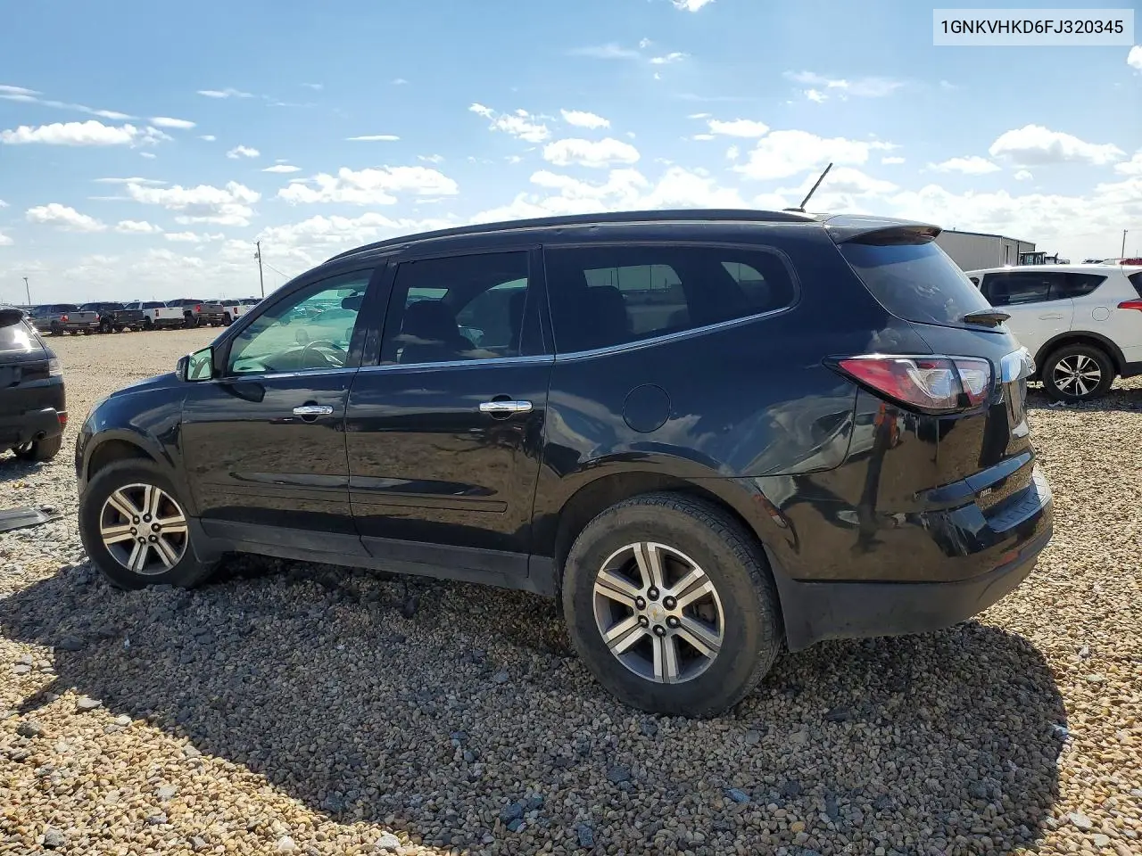 2015 Chevrolet Traverse Lt VIN: 1GNKVHKD6FJ320345 Lot: 61723656